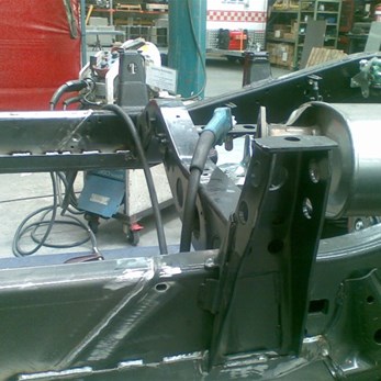 The extension and weld