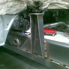 Extra mount and deepened  Chassis Rail
