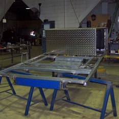 The tray and front pod (on its side)