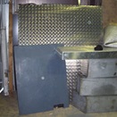 Floor, two water tanks and undertray boxes.