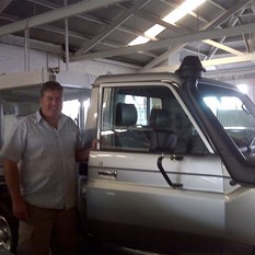 Visiting it at the dealership just after New Year