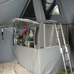 Interior with Draft skirts