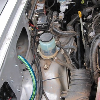 Pump hoses and wiring