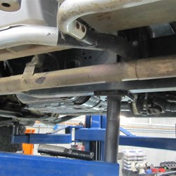 The original pipe with a 500mm extension welded in