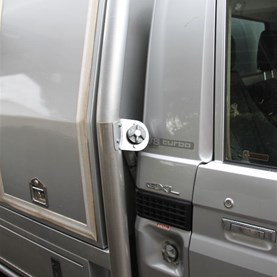 New fuel filler mounted to side protection bar