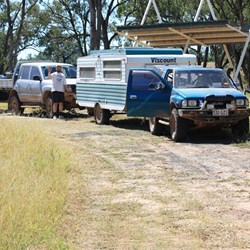 Lunch stop between Mt Moffatt and Mitchell