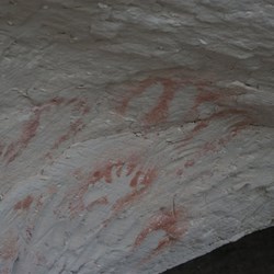 Art work at Kookaburra cave