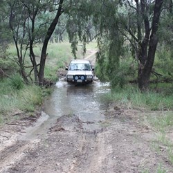 One of the creek crossings