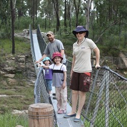 Family shot on the Bridge