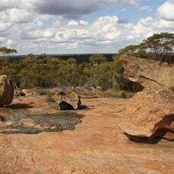 Rocky outrcop west of Kalgoorlie