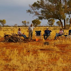 Dark sky with rain on its way