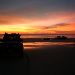 Cable Beach, Broome WA at Sunset