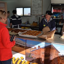 That Farina Bakery did well out of us