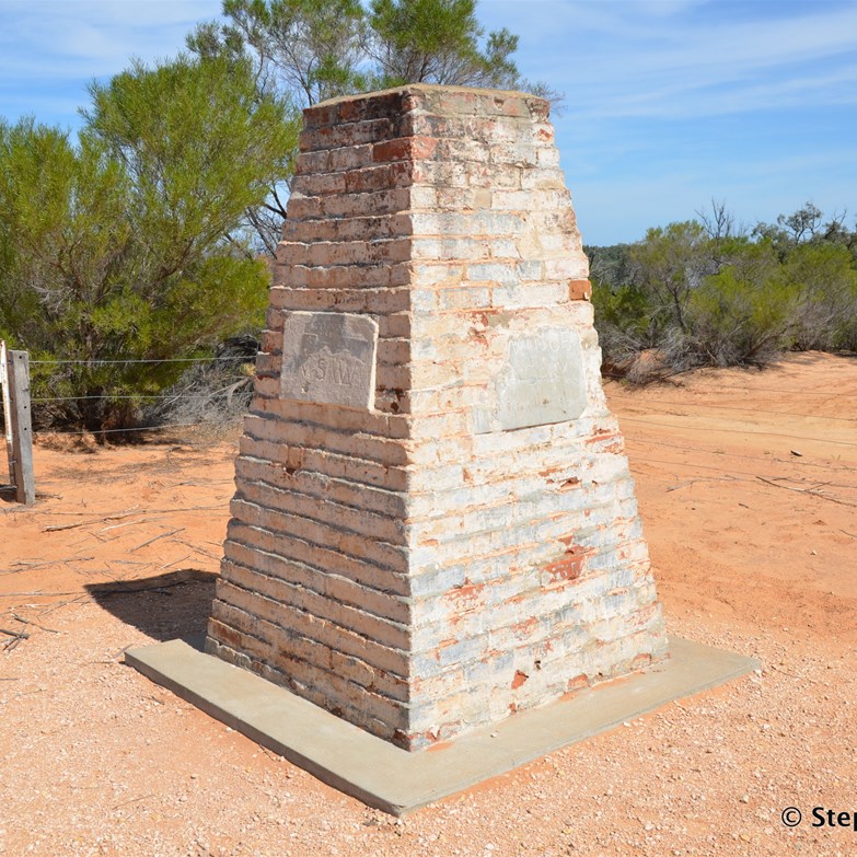 The Charles Todd Obelisk that was erected in 1868