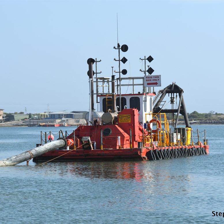 Sadly sand dredging is required 95% of the time to keep the Murray Mouth open