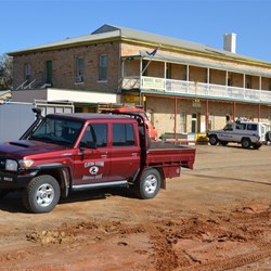 This Clayton Station vehicle had not been home since it was wet, how can you guess