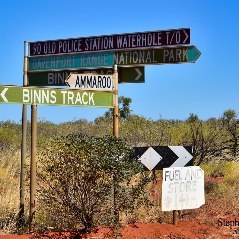 The Binns Track is very well signposted for the entire drive.
