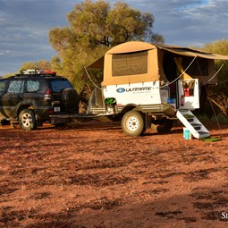 Bush camping north of Oodnadatta