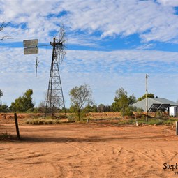 Old stock windmill at Mount Dare