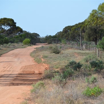 The Old Telephone Poles and lines are still there to be seen.