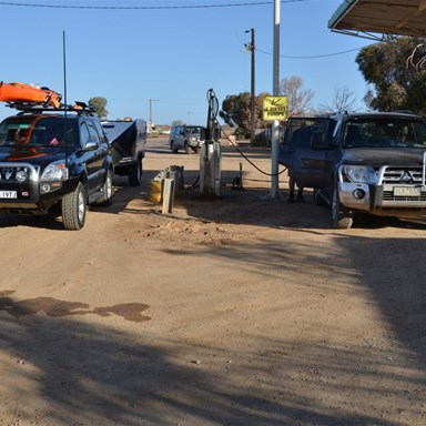 Fuel top up at Lyndhurst