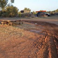 Still lots of mud at Farina from the recent rain