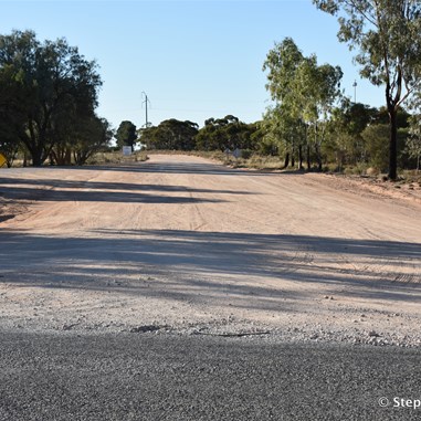 The start of Lunn Road