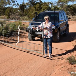 The first of a number of gates that you will need to pass through