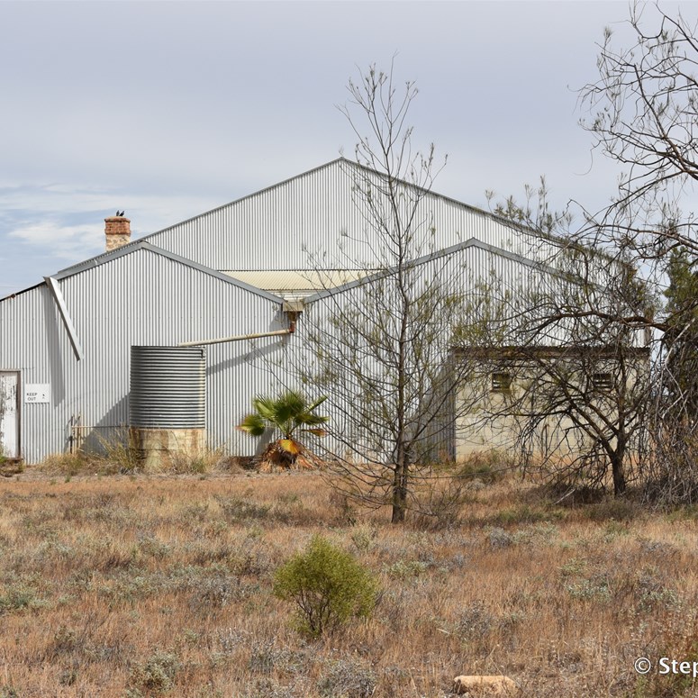 Site of the former Group Headquarters at Loveday