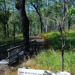 the walking track is well marked 