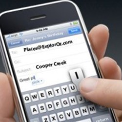 Update places using your mobile device