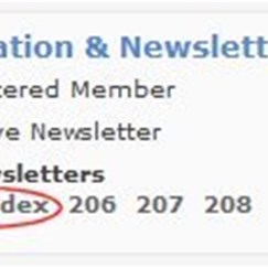 Registration and Newsletters Box