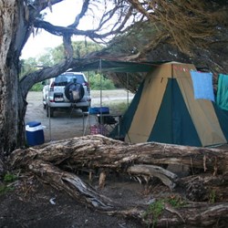 Coorong campsite