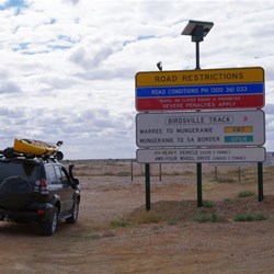 Birdsville Track open to the ferry site