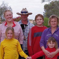 Jade, Nathan, Patsy and her children