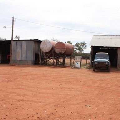 Fuel bowser at Carnegie