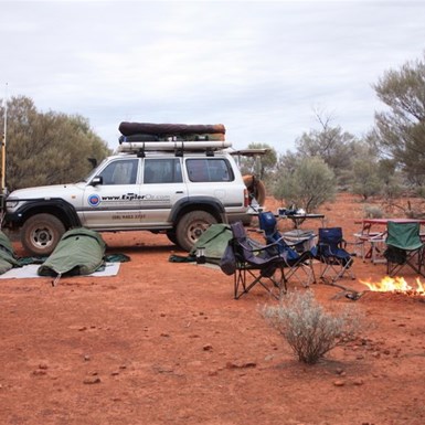 Bush camp near Mingkilli Outstation