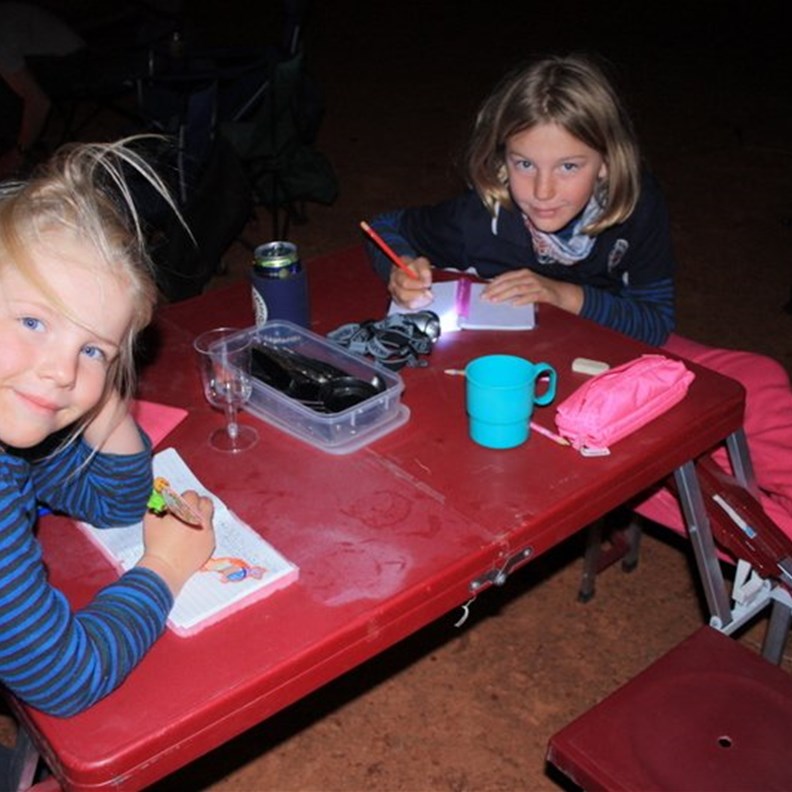 Keeping up the school work