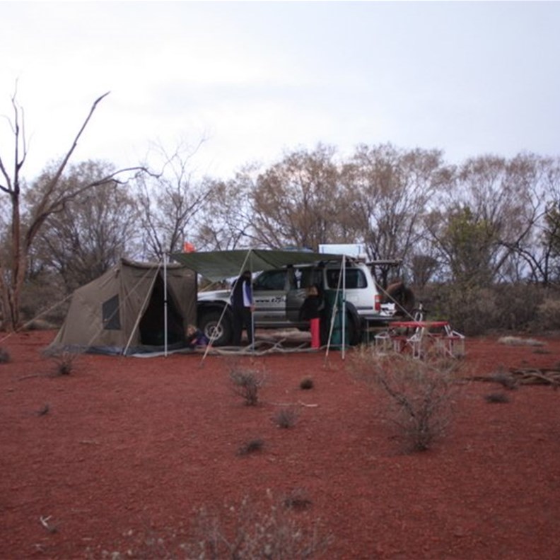 Camped on the Talawanna Track (East)