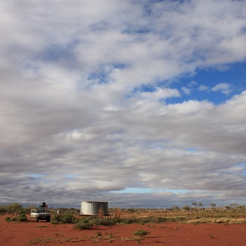 Tank 30km east of CSR on Gary Junction Rd