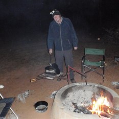 Chicka and his roast