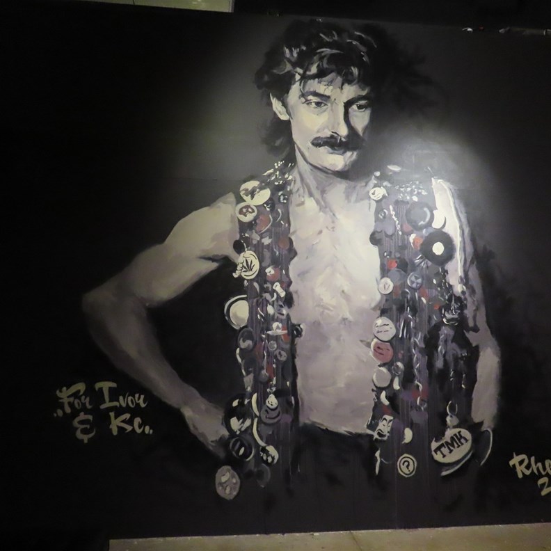 A painting of Ivor Cole by Rhenz Flores