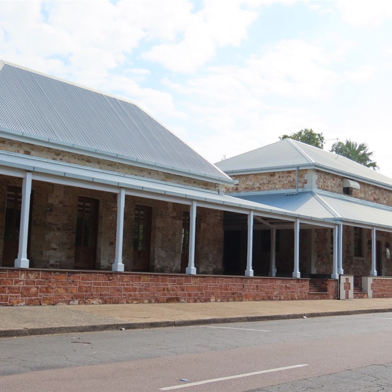 Old Court House and Police Station now Governors House Administration Building