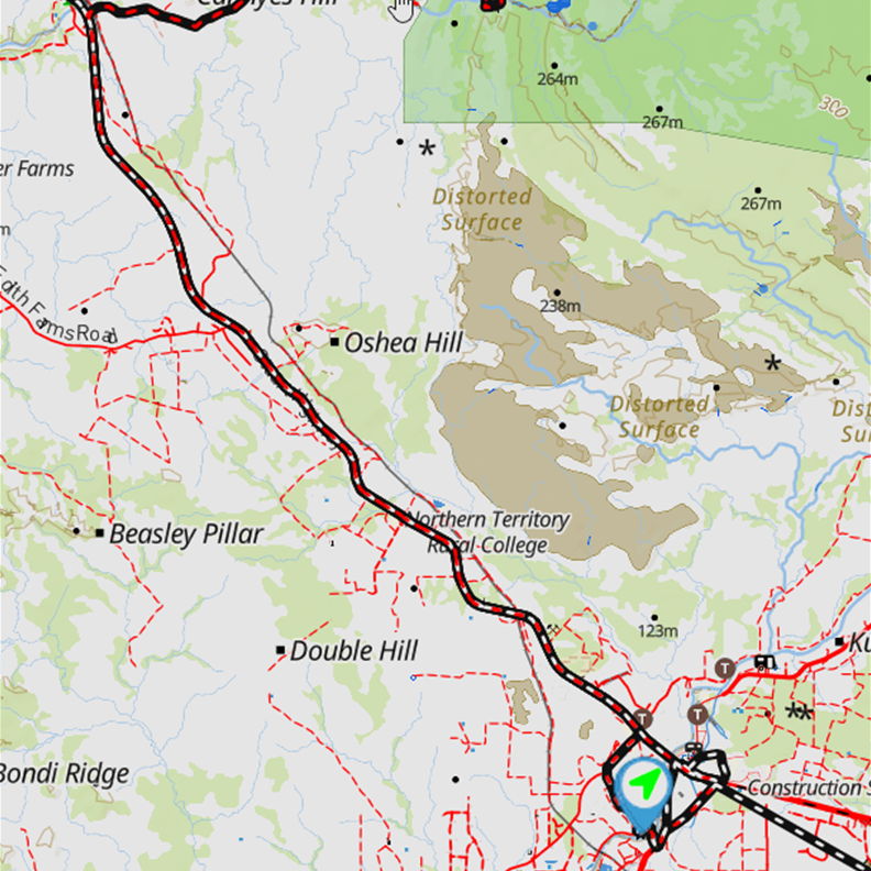 Tracker to Edith Falls