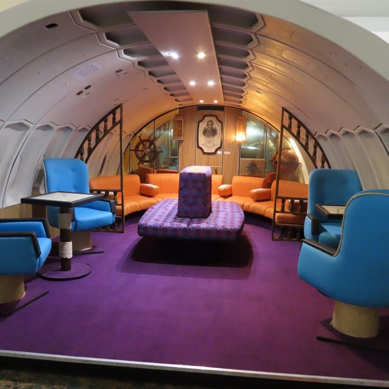 1970's Upper Deck Lounge of 747