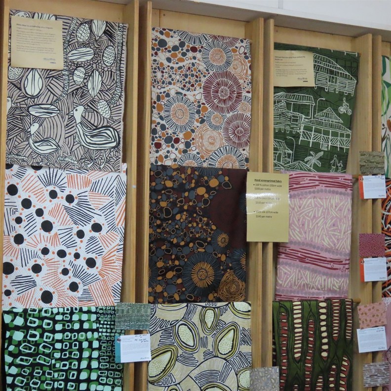 Screen Printed Fabric by the metre 2