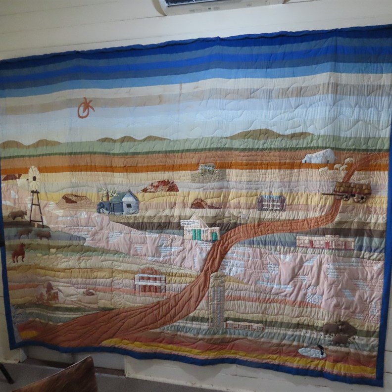 Quilt Made for the Longreach Centenary in 1987