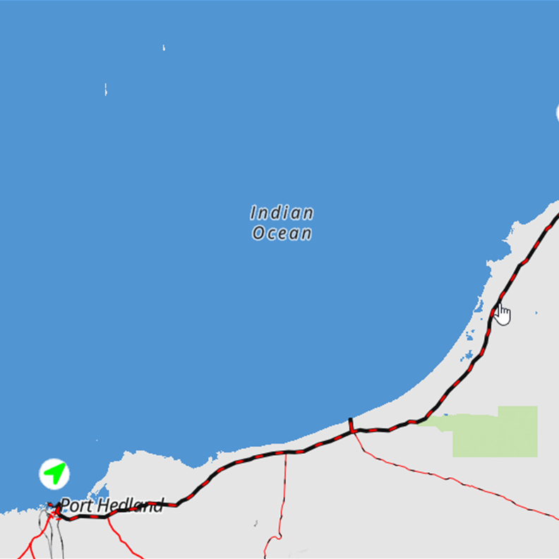 Tracker to Port Hedland