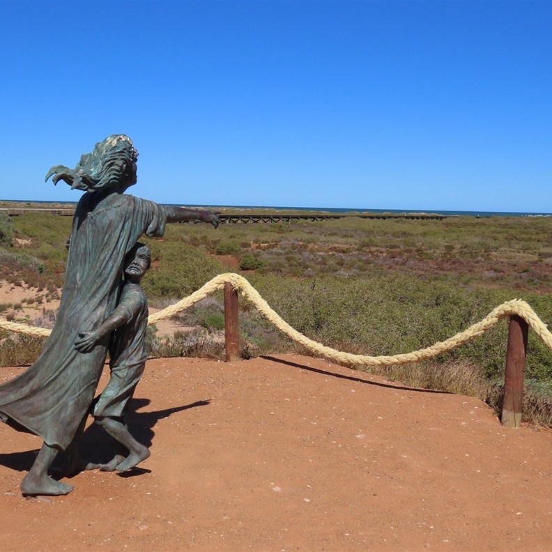 Don't Look Sculpture