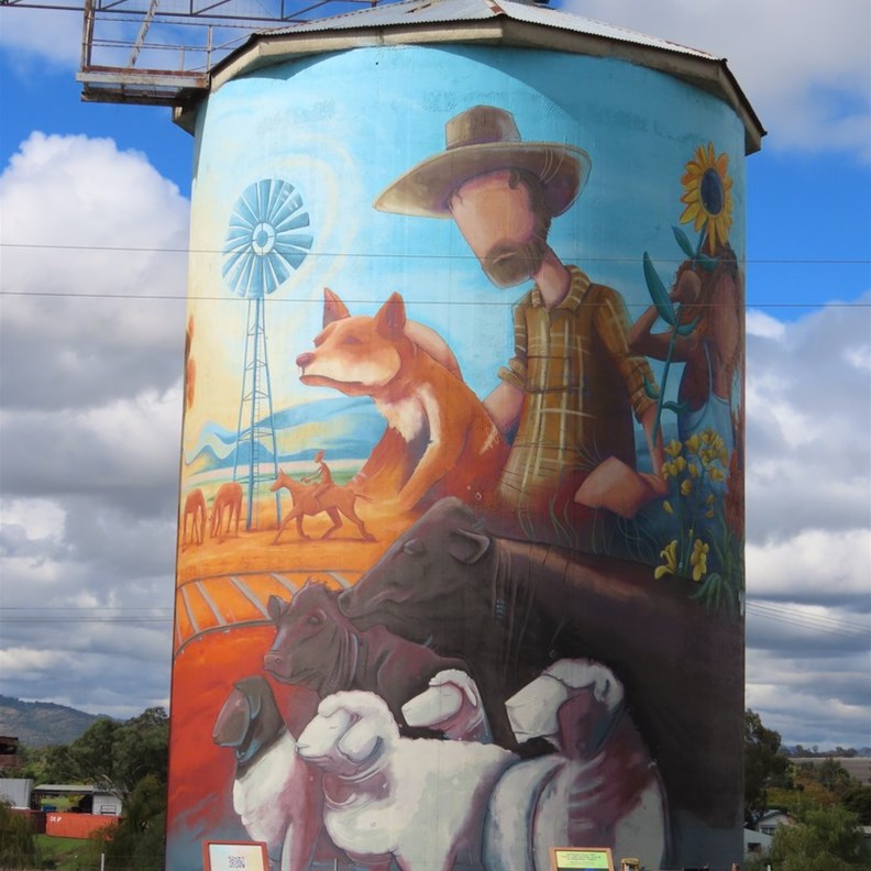 Peter Ryan Silo Art